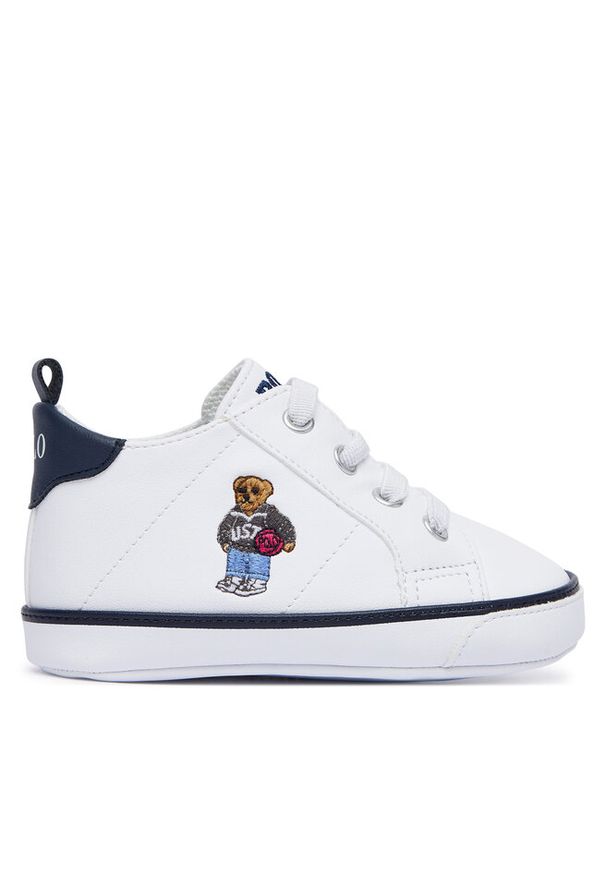 Sneakersy Polo Ralph Lauren. Kolor: biały