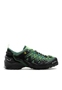 Trekkingi Salewa. Kolor: zielony. Technologia: Gore-Tex. Sport: turystyka piesza #1
