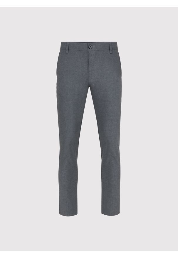 Pako Lorente - PAKO LORENTE – Gładkie szare spodnie. Kolor: szary. Materiał: wiskoza, poliester, elastan. Wzór: gładki. Sezon: wiosna