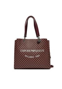 Emporio Armani Torebka Y3D158 YWS0E 80801 Brązowy. Kolor: brązowy. Materiał: skórzane