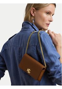 Lauren Ralph Lauren - LAUREN RALPH LAUREN Torebka 432966784007 Brązowy. Kolor: brązowy. Materiał: skórzane #4