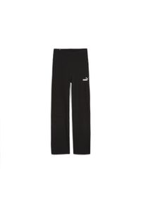 Puma - Damskie legginsy ESS+ z prostymi nogawkami PUMA Black. Kolor: czarny