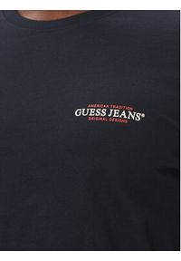 Guess Jeans Longsleeve M4YI54 K8HM0 Granatowy Regular Fit. Kolor: niebieski. Materiał: bawełna. Długość rękawa: długi rękaw #4