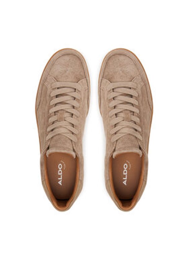 Aldo Sneakersy Wildbrook 13963575 Brązowy. Kolor: brązowy. Materiał: skóra