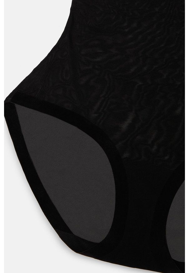 Wolford - Figi modelujące Tulle. Kolor: czarny. Materiał: materiał