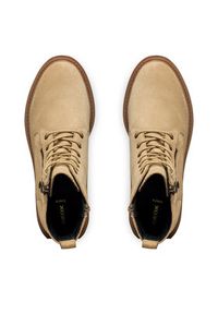 Geox Trapery D Iridea D16HRF 00022 C5010 Beżowy. Kolor: beżowy. Materiał: zamsz, skóra #5