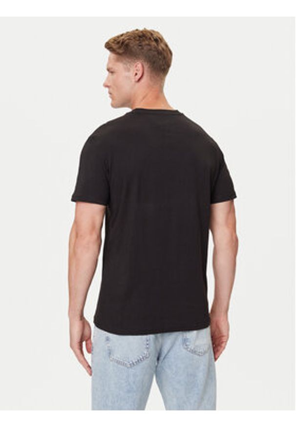 Tommy Jeans T-Shirt Pop Color Flag DM0DM21577 Czarny Regular Fit. Kolor: czarny. Materiał: bawełna