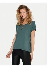 only - ONLY T-Shirt Moster 15106662 Zielony Regular Fit. Kolor: zielony. Materiał: wiskoza #1