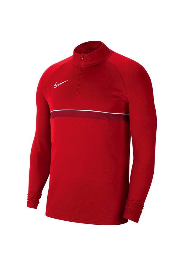 Bluza sportowa męska Nike Dri-FIT Academy. Kolor: czerwony. Długość rękawa: długi rękaw. Styl: sportowy