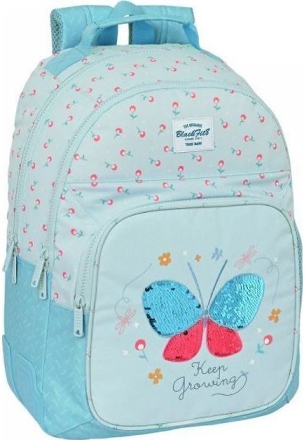 Blackfit8 Plecak szkolny BlackFit8 Keep Growing Jasnoniebieski (32 x 42 x 15 cm). Kolor: niebieski