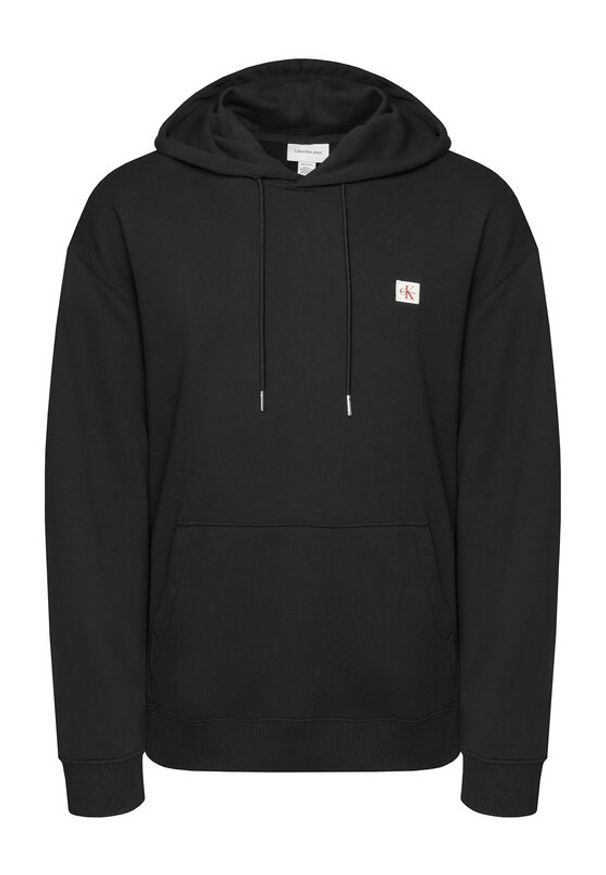 Calvin Klein Jeans Bluza LV04RC274G Czarny Regular Fit. Kolor: czarny. Materiał: bawełna
