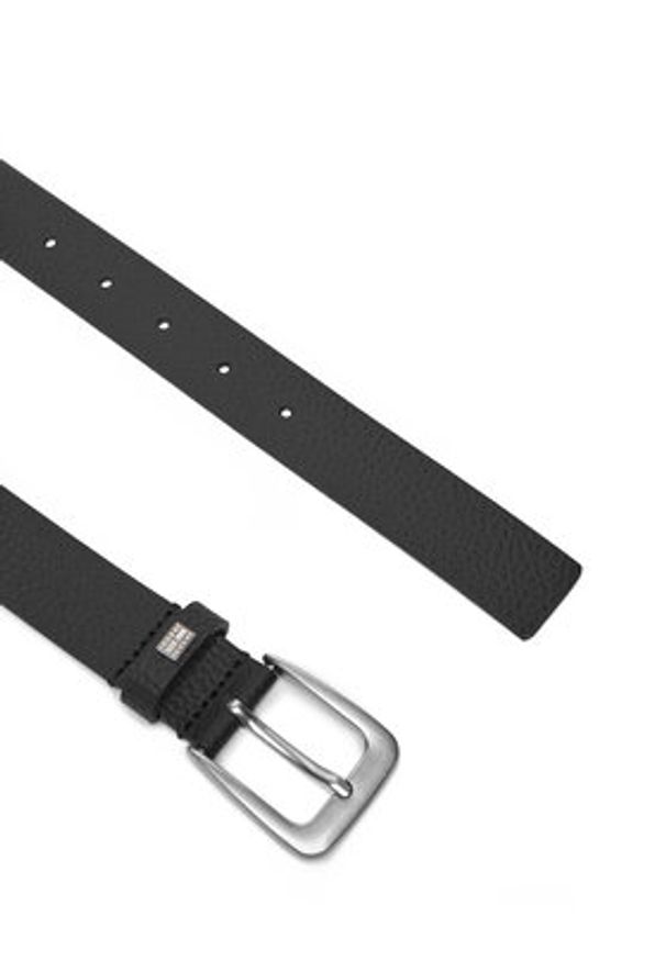 Tommy Jeans Pasek Damski Tjw Heritage Leather Belt 3.0 AW0AW17586 Czarny. Kolor: czarny. Materiał: skóra