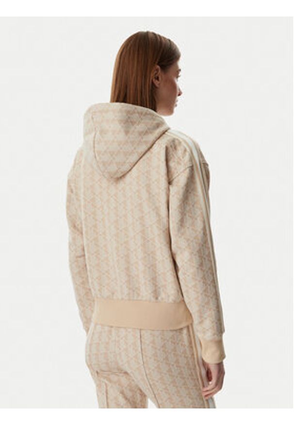 Lacoste Bluza SF7606 Beżowy jasny Regular Fit. Kolor: beżowy. Materiał: syntetyk