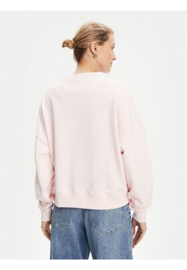 Guess Bluza W5YQ04 KC8I0 Różowy Regular Fit. Kolor: różowy. Materiał: bawełna