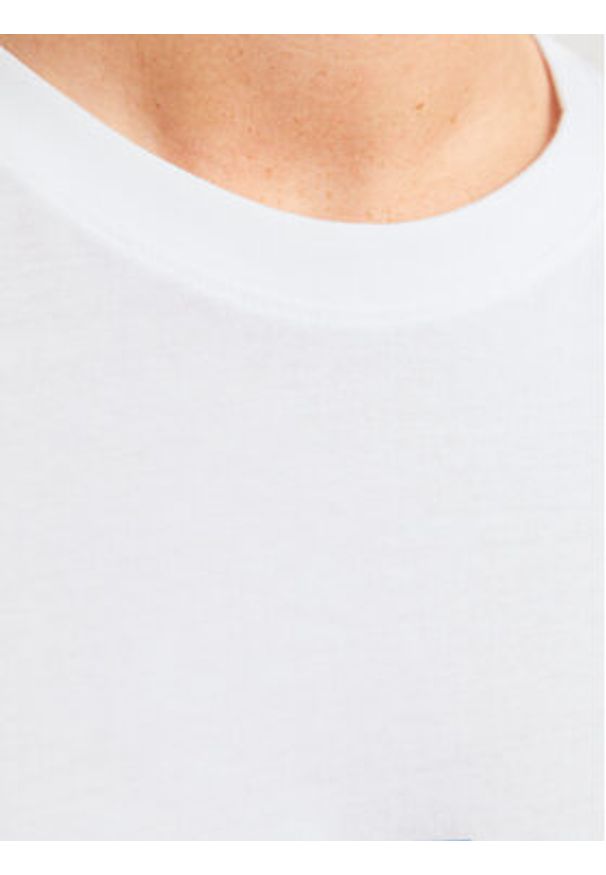 Jack & Jones T-Shirt Vesterbro 12265740 Biały Relaxed Fit. Kolor: biały. Materiał: bawełna