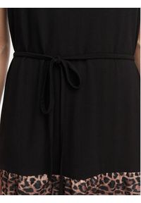 Liu Jo Beachwear Sukienka codzienna VA6127 JS360 Czarny Regular Fit. Okazja: na co dzień. Kolor: czarny. Materiał: wiskoza. Typ sukienki: proste. Styl: casual #4