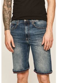 Tommy Jeans - Szorty jeansowe. Okazja: na co dzień. Kolor: niebieski. Materiał: tkanina, bawełna, denim. Wzór: gładki. Styl: casual #1