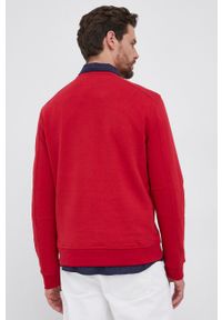Armani Exchange - Bluza bawełniana. Okazja: na co dzień. Kolor: czerwony. Materiał: bawełna. Wzór: aplikacja. Styl: casual #2