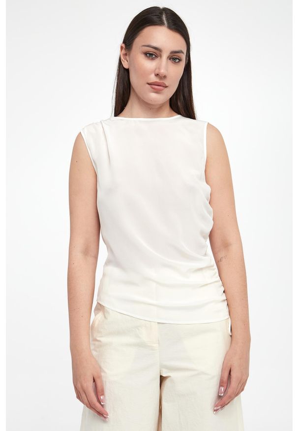Marella - Top damski satynowy Oidio MARELLA. Materiał: satyna