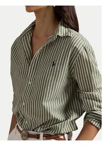 Polo Ralph Lauren Koszula 211971514500 Zielony Classic Fit. Typ kołnierza: polo. Kolor: zielony. Materiał: bawełna #3