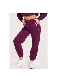 GYM GLAMOUR - Spodnie fitness damskie Gym Glamour dresowe. Kolor: czerwony, wielokolorowy, brązowy. Materiał: dresówka. Sport: fitness