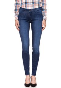 Wrangler - WRANGLER SKINNY SOFT BREEZE W28KRT21S. Wzór: aplikacja #3