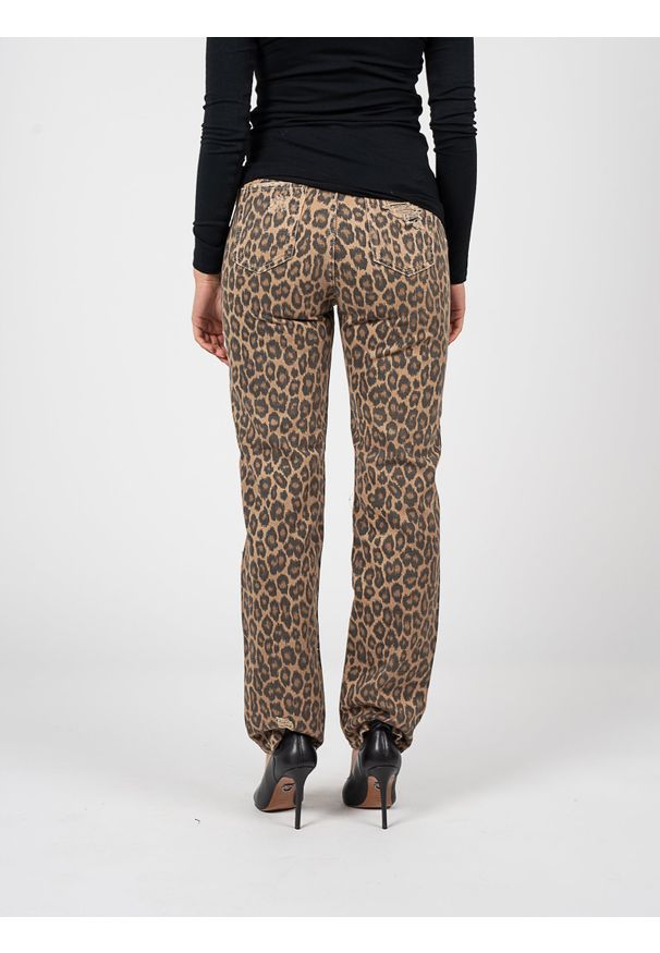 Pinko Jeansy "Gaia" | 1J0U2 Y84J | Kobieta | Wielokolorowy. Okazja: na co dzień. Kolor: wielokolorowy. Wzór: motyw zwierzęcy. Sezon: lato. Styl: klasyczny, casual, elegancki