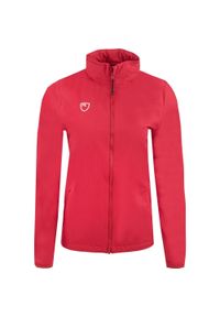 POWERLAYER - Kurtka damska PlayerLayer z kapturem i wysokim kołnierzem — Scarlet Red, S. Typ kołnierza: kaptur. Kolor: czerwony. Materiał: nylon #1