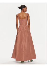 Pinko Sukienka wieczorowa Champagne 102778 Y3LE Brązowy Regular Fit. Kolor: brązowy. Materiał: syntetyk. Styl: wizytowy #3