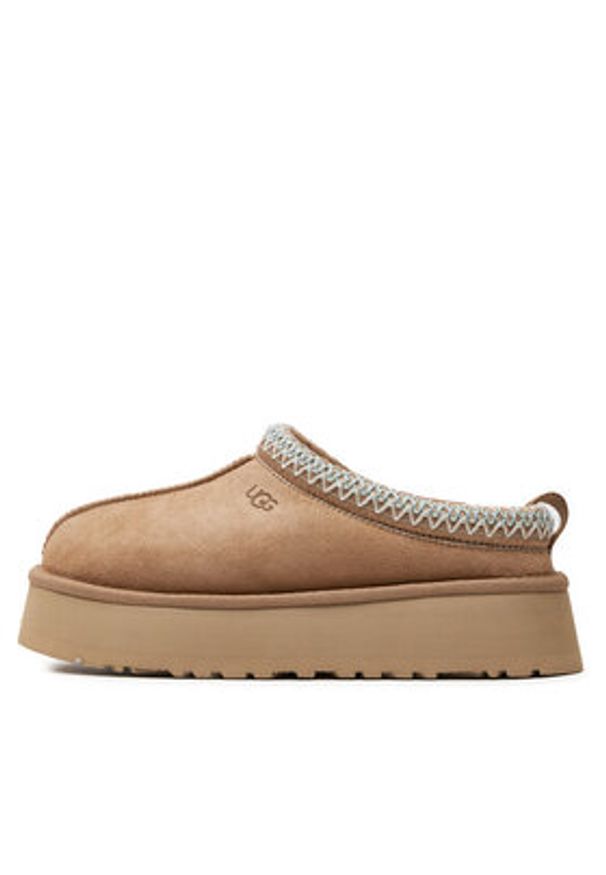 Ugg Kapcie W Tazz 1122553 Beżowy. Kolor: beżowy. Materiał: zamsz, skóra