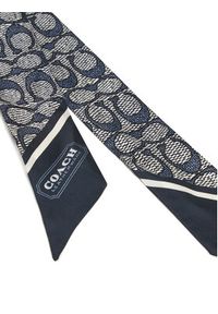 Coach Apaszka 29C2783 Granatowy. Kolor: niebieski. Materiał: jedwab, materiał