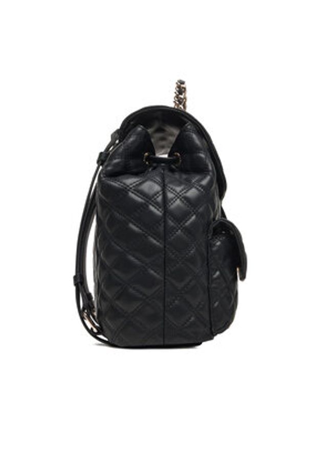 Guess Plecak Giully II HWQG96 73330 Czarny. Kolor: czarny. Materiał: skóra
