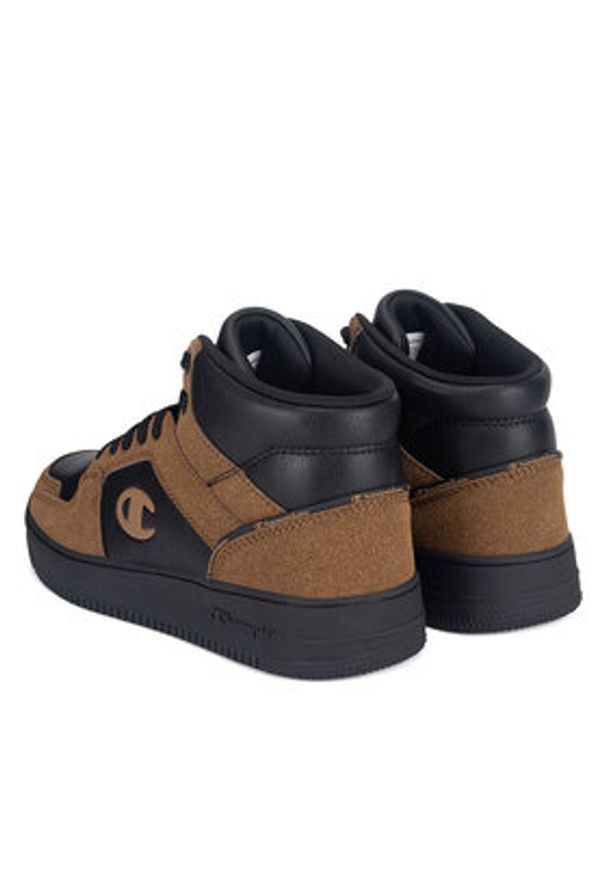 Champion Sneakersy RD18 2.0 MS B GS MID S32980-MS033 Brązowy. Kolor: brązowy. Materiał: skóra