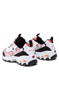 skechers - Skechers Sneakersy Cupid Charm 149504/WRBK Biały. Kolor: biały. Materiał: materiał