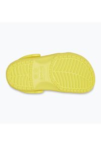 Klapki dziecięce Crocs Classic Clog Toddler. Kolor: żółty