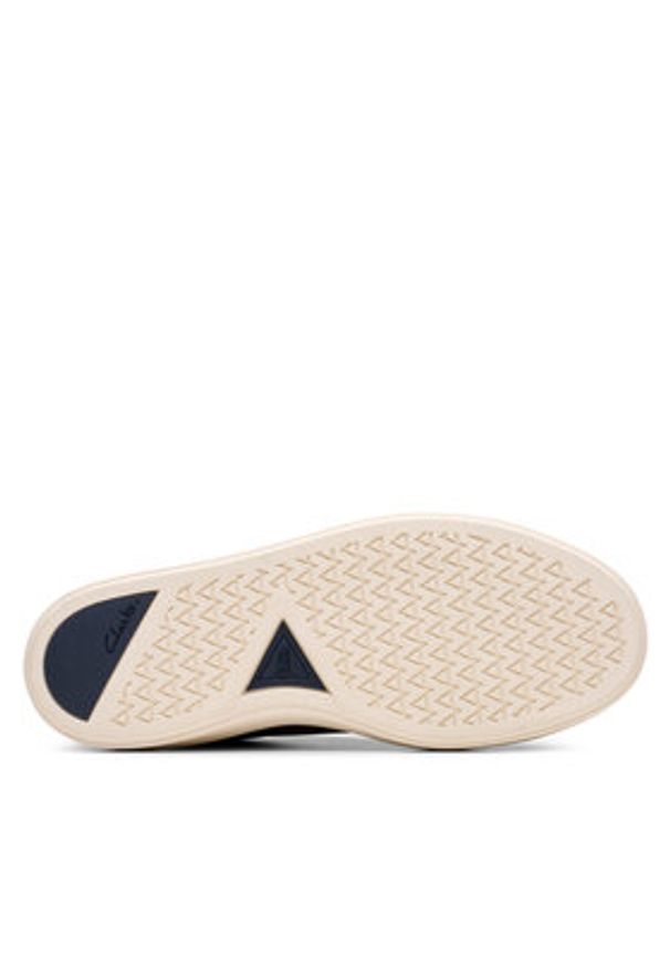 Clarks Sneakersy Craft Swift 26176133 Granatowy. Kolor: niebieski. Materiał: skóra