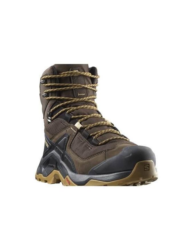 salomon - Buty trekkingowe męskie Salomon quest element gore-tex. Wysokość cholewki: za kostkę. Zapięcie: sznurówki. Kolor: zielony. Materiał: syntetyk, materiał, tkanina, guma. Szerokość cholewki: normalna. Technologia: Gore-Tex. Sport: turystyka piesza