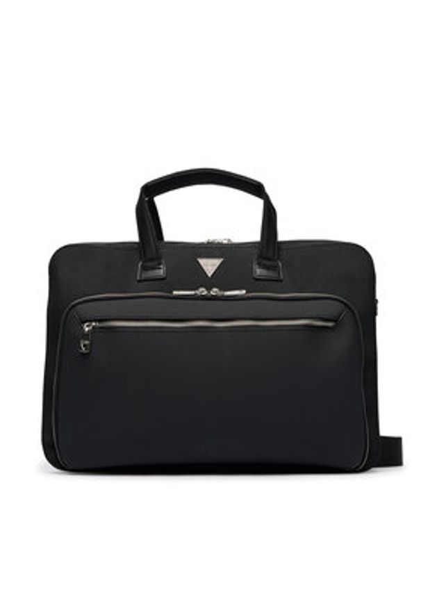 Guess Torba na laptopa HMBEHN P6138 Czarny. Kolor: czarny. Materiał: materiał