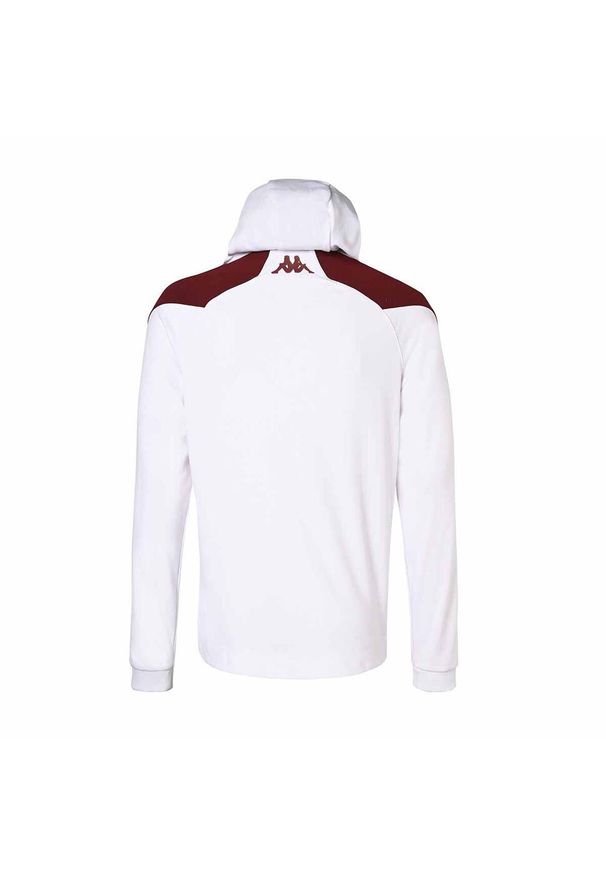 Kappa - Bluza z kapturem dla dzieci Metz Arufego Pro 7. Typ kołnierza: kaptur. Kolor: wielokolorowy, biały, czerwony