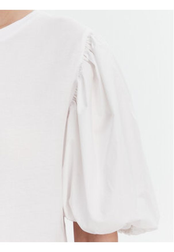 Liu Jo Bluzka WA5389 J6308 Biały Relaxed Fit. Kolor: biały. Materiał: bawełna