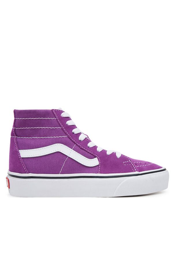 Vans Tenisówki SK8-Hi Tapered VN000D1SE2T1 Fioletowy. Kolor: fioletowy. Materiał: skóra, zamsz