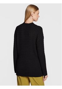 Moss Copenhagen Sweter Jalda Rachelle 17177 Czarny Oversize. Kolor: czarny. Materiał: wiskoza