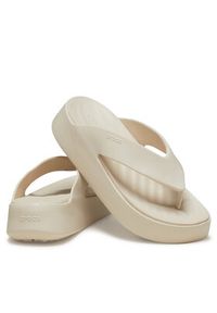 Crocs Japonki Getaway Platform Flip 209410 Beżowy. Kolor: beżowy. Obcas: na platformie #3