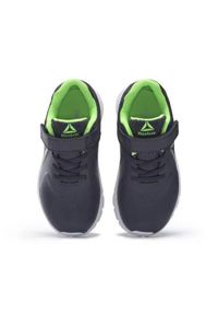 Buty do chodzenia niemowlęce Reebok Rush Runner. Zapięcie: sznurówki. Kolor: czarny. Materiał: guma, syntetyk, materiał. Szerokość cholewki: normalna. Sport: turystyka piesza