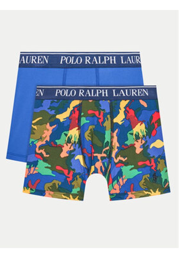 Polo Ralph Lauren Komplet 2 par bokserek 9P5013 BCU Niebieski. Kolor: niebieski. Materiał: syntetyk