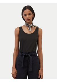 Marc O'Polo Top B01 2001 50001 Czarny Regular Fit. Typ kołnierza: polo. Kolor: czarny. Materiał: bawełna #1