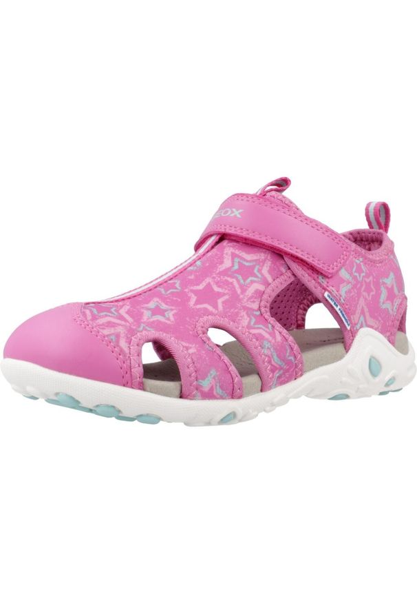 Geox - Sandały GEOX J S.WHINBERRY G. C Rose. Kolor: różowy. Materiał: tkanina, syntetyk