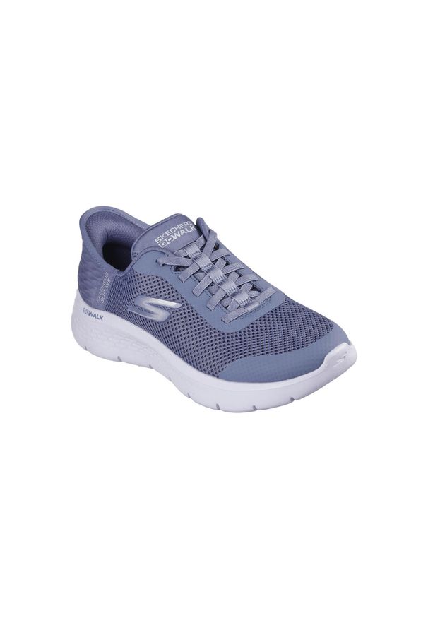 skechers - Trenerzy damscy Skechers Go Walk Flex-Grand Entry. Kolor: niebieski. Materiał: materiał, syntetyk. Sport: turystyka piesza