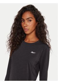 Reebok Koszulka techniczna RK25184CCW Czarny Slim Fit. Kolor: czarny. Materiał: syntetyk #4