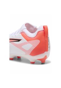 Buty Piłkarskie Puma Ultra 5 Match Fg/Ag Jr Dzieci. Kolor: biały, czerwony, wielokolorowy, czarny. Sport: piłka nożna